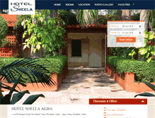 Tablet Screenshot of hotelsheelaagra.com